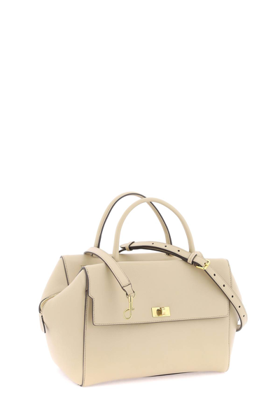 Shop Anya Hindmarch Seaton Handbag In Buff (beige)