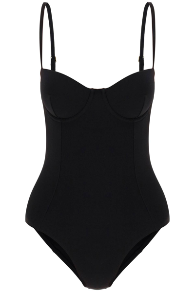 Shop Tory Burch One-piece Swimsuit In Black (black)
