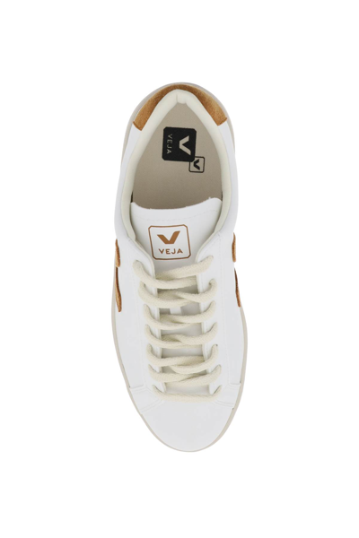Shop Veja Urca Vegan Sneakers In White Camel (white)