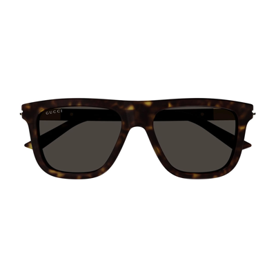 Shop Gucci Gg1502s Linea Web 002 Sunglasses In Marrone