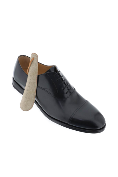 Shop Henderson Baracco Oxford Lace-up Shoes In Nero (black)