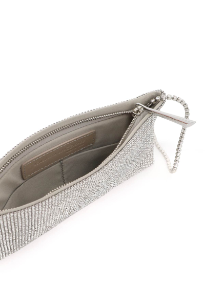 Shop Benedetta Bruzziches Your Best Friend Mini Crossbody Bag In Silver (silver)