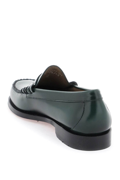 Shop G.h.bass &amp; Co. Weejuns Larson Penny Loafers In Green (green)