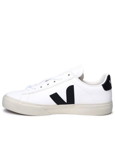 Shop Veja White Leather Sneakers