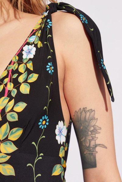 Shop Etro Floral Printed One-piece Swimsuit
