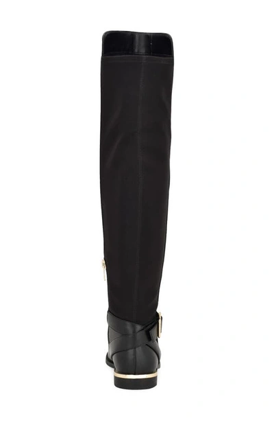 Shop Nine West Andone Over The Knee Boot In Black
