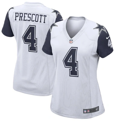 Shop Nike Dak Prescott White Dallas Cowboys Alternate Game Jersey