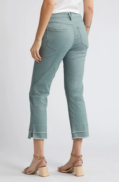 Wit & Wisdom 'ab'solution High Waist Double Hem Kick Flare Jeans In Dusty Slate