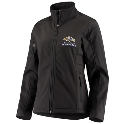 Shop Dunbrooke Black Baltimore Ravens Full-zip Sonoma Softshell Jacket