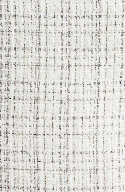Wayf Sophie Tweed Minidress In Ivory