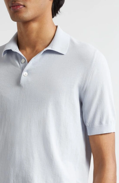 Eleventy Cotton Polo In Denim