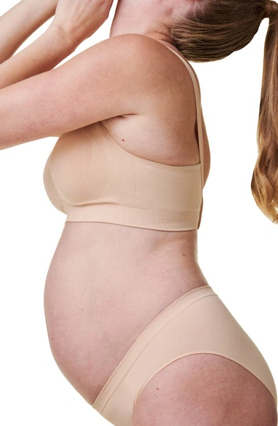 Bravado Designs Body Silk Stretch-recycled-nylon Blend Nursing Bra In Butterscotch