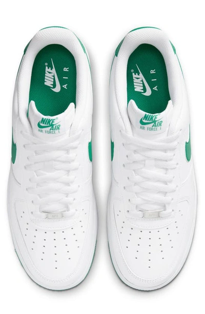 Shop Nike Air Force 1 '07 Sneaker In White/ Malachite/ White
