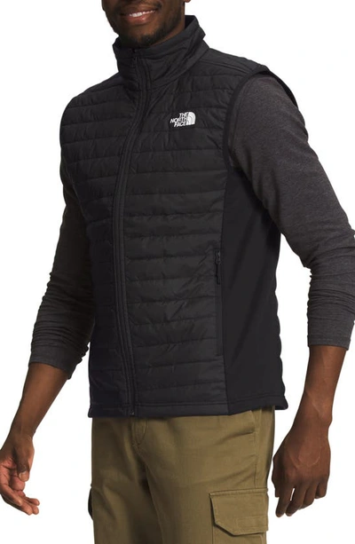 Shop The North Face Canyonlands Hybrid Vest In Tnf Black