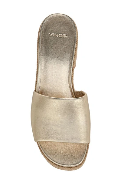 Shop Vince Margo Platform Sandal In Champagne