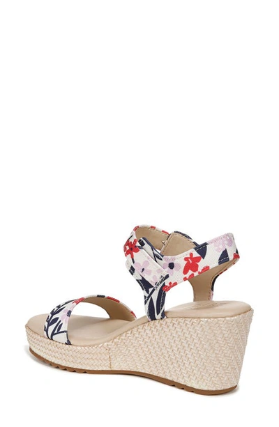 Shop Naturalizer Stella Platform Wedge Sandal In Resort Floral Fabric
