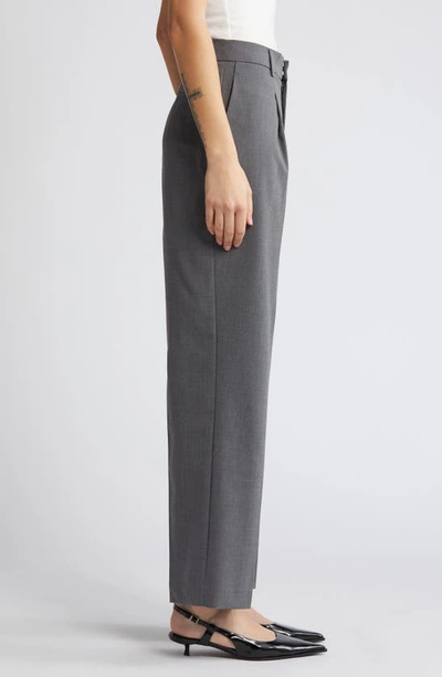 Shop Mango Cesi Trousers In Grey