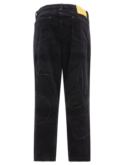 Shop Brain Dead Corduroy Trousers In Black