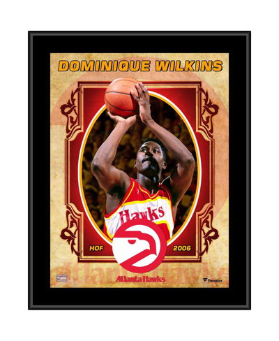 Fanatics Authentic Dominique Wilkins Atlanta Hawks 10.5'' X 13'' Sublimated Hardwood Classics Player Plaque In Multi