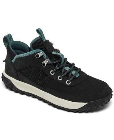 Shop Timberland Women's Greenstride Motion 6 Leather Hiking Boots From Finish Line In Black Nubuck