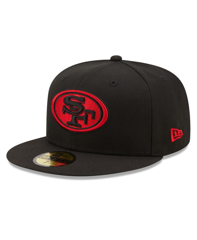 Shop New Era Men's  Black San Francisco 49ers Super Bowl Lviii Side Patch 59fifty Fitted Hat