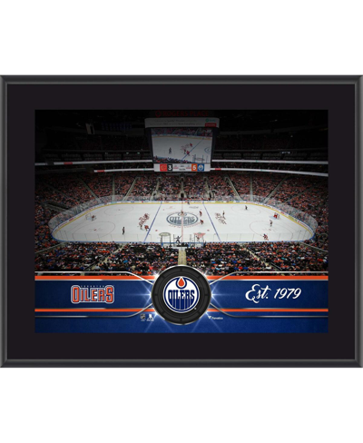Shop Fanatics Authentic Edmonton Oilers 10.5" X 13" Sublimated Team Plaque In Multi