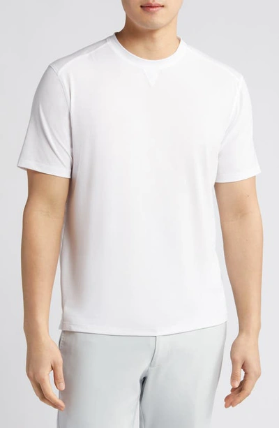 Shop Johnnie-o Course Performance T-shirt In White