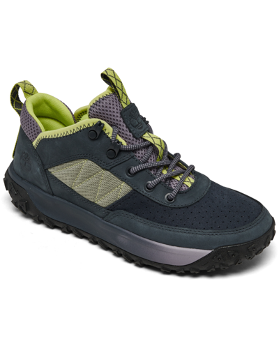 Shop Timberland Women's Greenstride Motion 6 Leather Hiking Boots From Finish Line In Dark Blue Nubuck