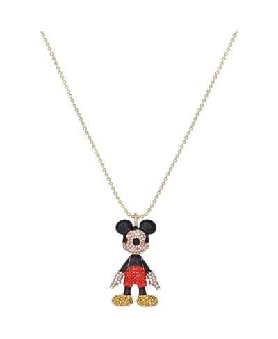Shop Baublebar Women's  Mickey Mouse 3d Necklace In Red
