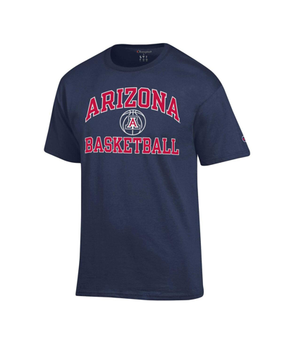 Shop Champion Men's  Navy Arizona Wildcats Basketball Icon T-shirt