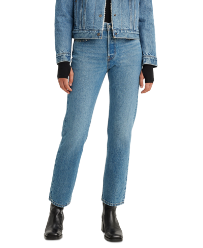 Shop Levi's Women's 501 Original-fit Straight-leg Jeans In Salsa T