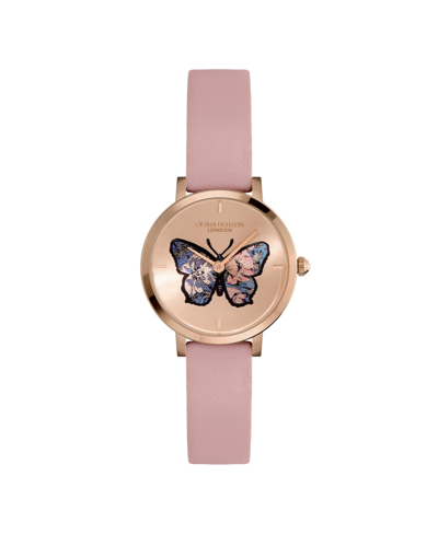 Shop Olivia Burton Women's Signature Butterfly Rose Gold-tone Stainless Steel Mesh Watch 28mm