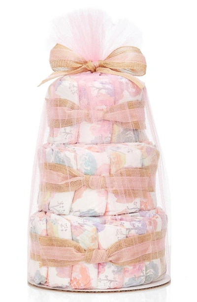 Shop The Honest Company Mini Diaper Cake In Rose Blossom