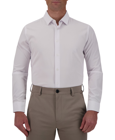 Shop Report Collection Men's Slim-fit Stripe Shirt In White