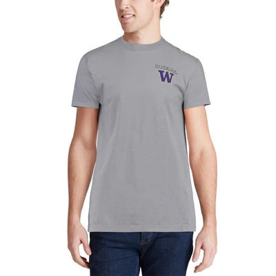 Shop Image One Gray Washington Huskies Comfort Colors Campus Scenery T-shirt