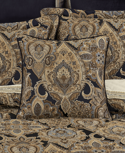 J Queen New York Amara Decorative Pillow, 20" X 20" In Indigo