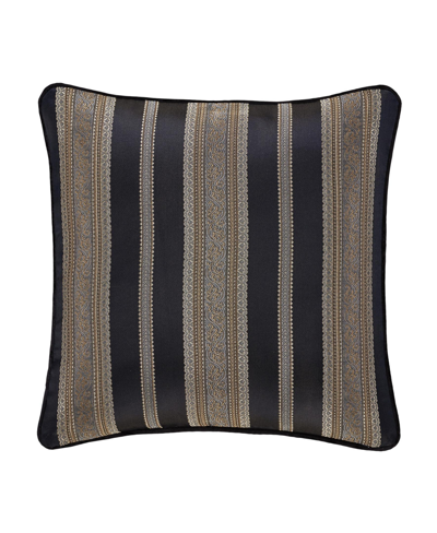Shop J Queen New York Amara Decorative Pillow, 20" X 20" In Indigo