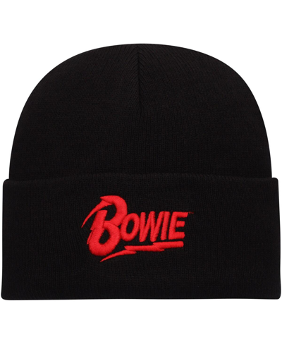 American Needle Men's  Black David Bowie Cuffed Knit Hat In Black
