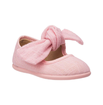 Shop Elephantito Toddler . Child Girls Linen Bow Mary Jane In Pink