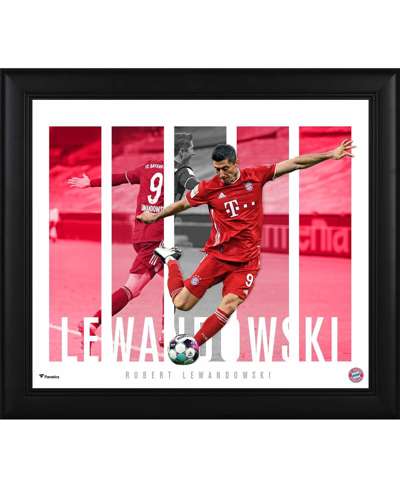 Shop Fanatics Authentic Robert Lewandowski Bayern Munich Framed 15" X 17" Player Panel Collage In Multi
