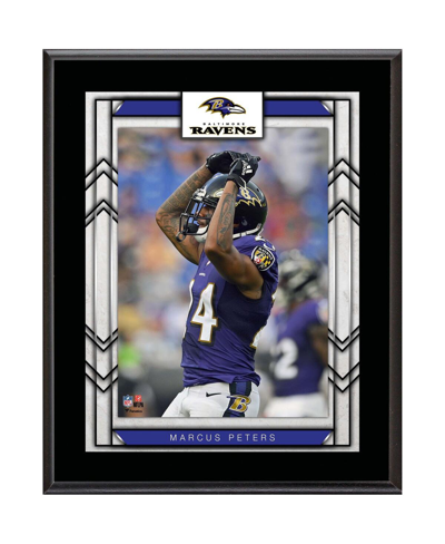 Shop Fanatics Authentic Marcus Peters Baltimore Ravens 10.5" X 13" Sublimated Player Plaque In Multi