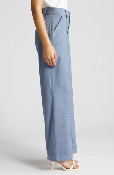 Shop Wit & Wisdom 'ab'solution Skyrise Wide Leg Pants In Infinity Blue