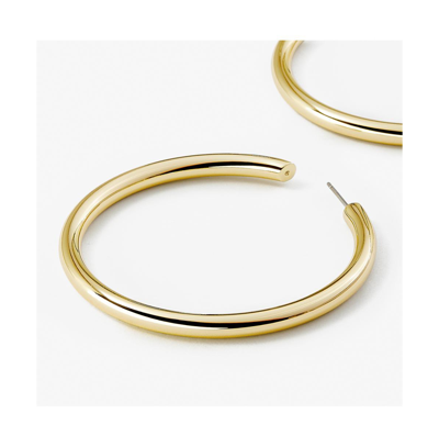 Shop Ana Luisa Large Hoop Earrings In Gold