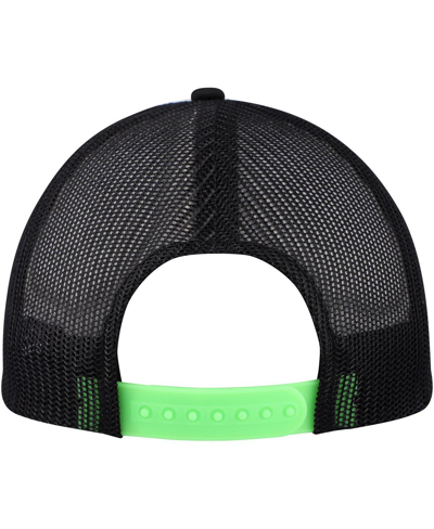 Lids Men's White, Black Mountain Dew Do The Dew Foam Trucker Adjustable Hat In White,black
