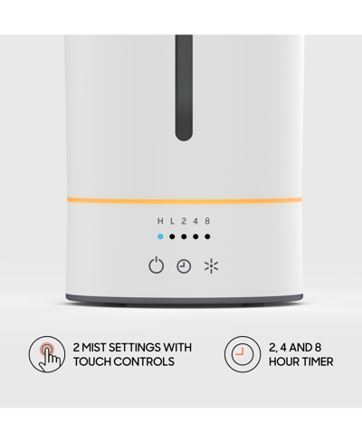 Vornado Sharper Image Mist 8 Ultrasonic Lighted Touch-control Humidifier In White