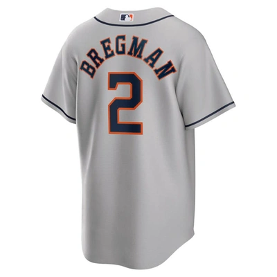 Shop Nike Alex Bregman Gray Houston Astros Road Replica Player Name Jersey