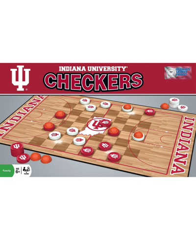 Shop Masterpieces Puzzles Indiana Hoosiers Ncaa Checkers Set In Multi
