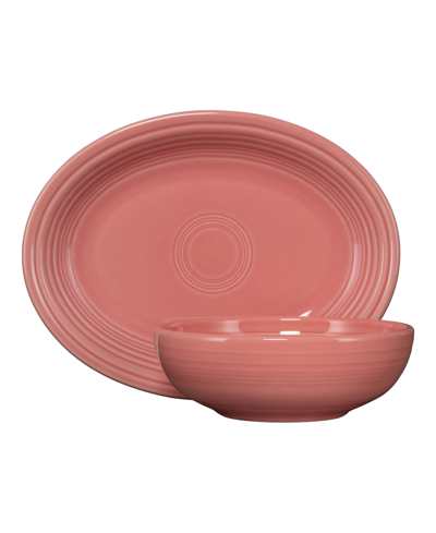 Shop Fiesta Serve Set 2 Piece In Peony