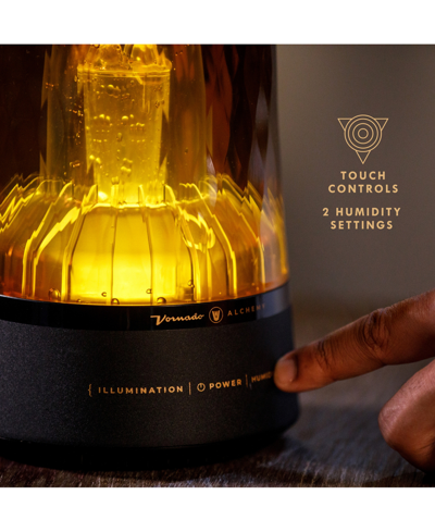 Vornado Vordnado Lucerna 1 Ultrasonic Lighted Tabletop Humidifier In Amber