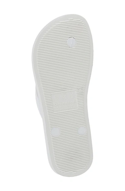 Shop Ipanema Ana Colors Flip Flop In White / White